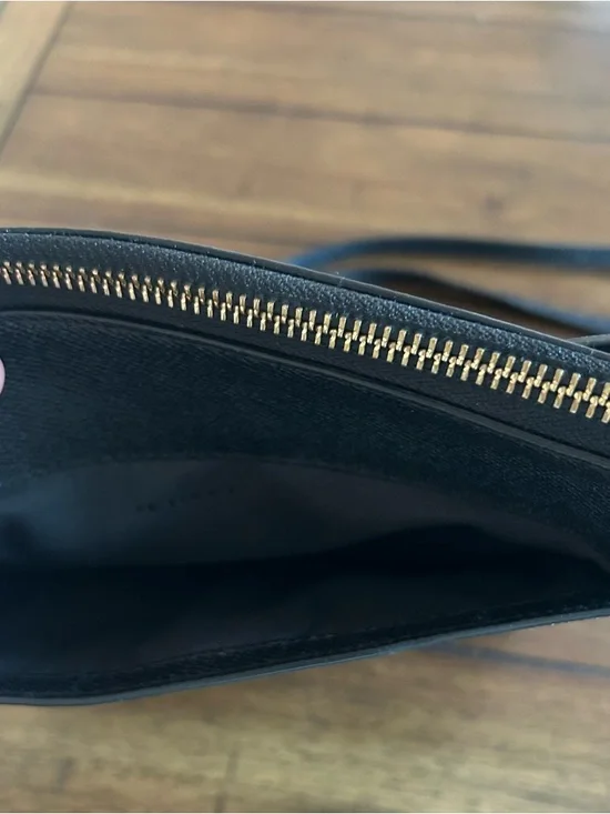 Coach Kitt Crossgrain Messenger Crossbody Bag Black - Picture 11 of 13